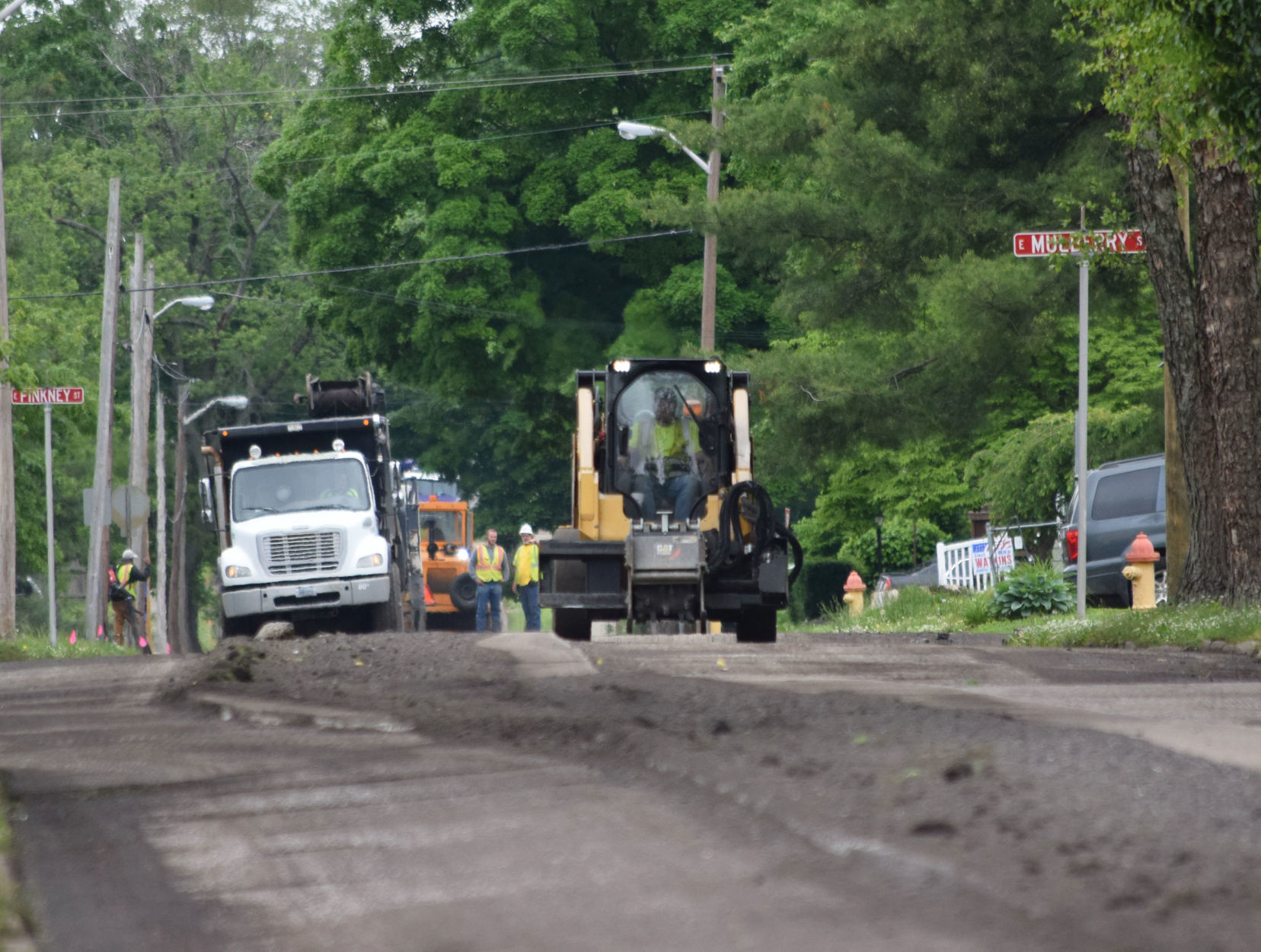 Milling work continues in Princeton